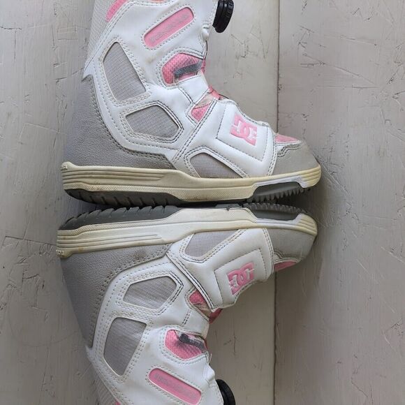 DC Shoe Co USA Girls 8L Snowboarding Boots Pink Tightening BOA Lacing System - Picture 7 of 9